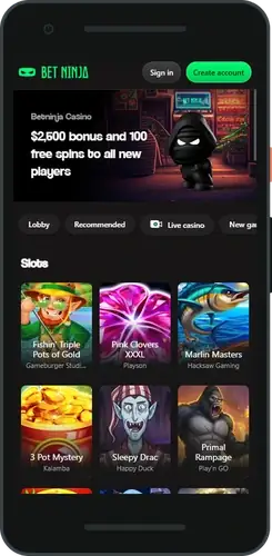 Betninja mobile